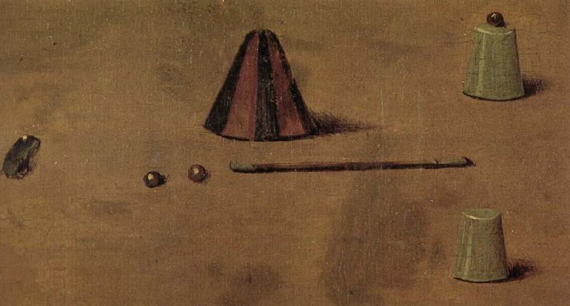 BOSCH, Hieronymus Details of The Conjurer oil painting picture